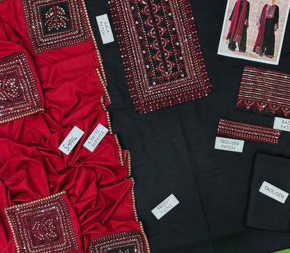 Vanya Dhanak Embroidered 3 Piece | VA100| - Trendy Outfits -Anu Jee