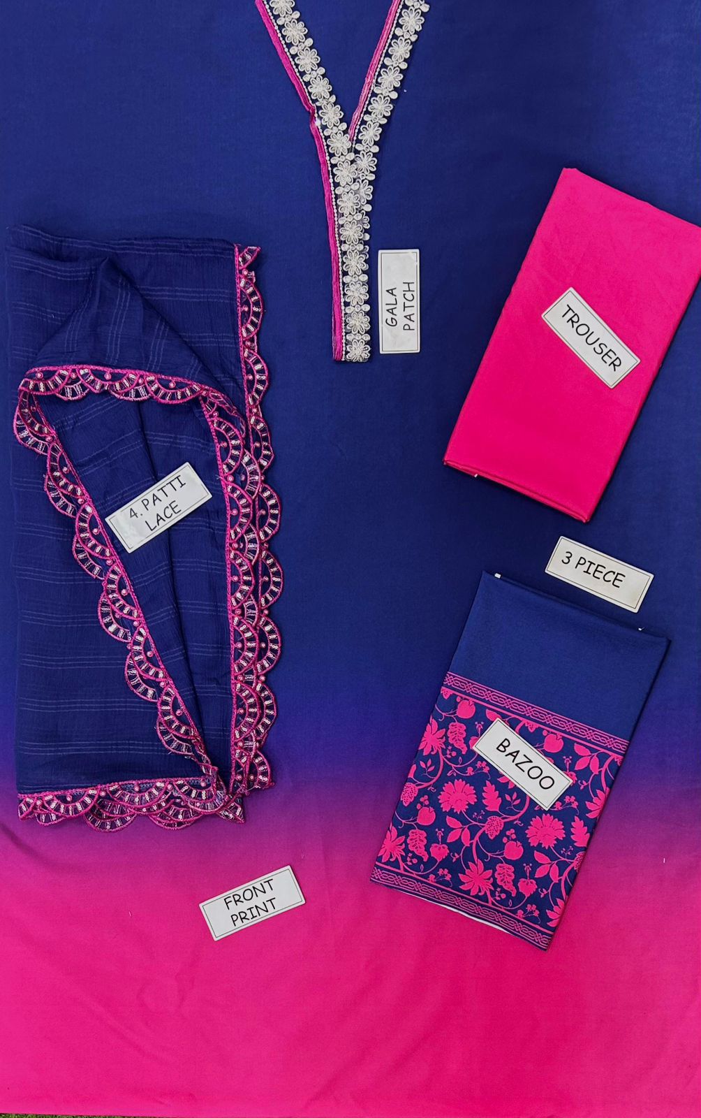 Zainab Chottani Shamoz Silk Embroidered 3 Piece | ZC105| - Trendy Outfits -Anu Jee