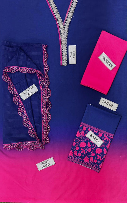 Zainab Chottani Shamoz Silk Embroidered 3 Piece | ZC105| - Trendy Outfits -Anu Jee