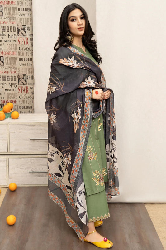 Urge Dhanak Embroidered 3 Piece | UG100 | Trendy Casual Outfits - Anu Jee.