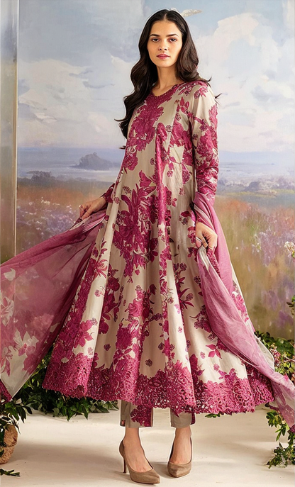 Iznik Khaddar Embroidered 3 Piece | IZ122| - Trendy Outfits -Anu Jee