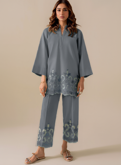 Jazmin Dhanak Embroidered 2 Piece | JZ107| - Trendy Outfits -Anu Jee