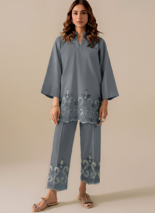 Jazmin Dhanak Embroidered 2 Piece | JZ107| - Trendy Outfits -Anu Jee