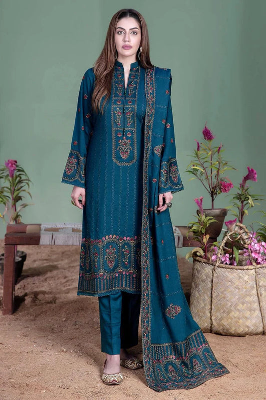 Mohagni Dhanak Embroidered 3 Piece | MG102 |- Trendy Outfits -Anu Jee