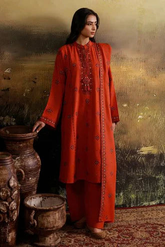 Kayseria Dhanak Embroidered 3 Piece | KY101| - Trendy Outfits -Anu Jee
