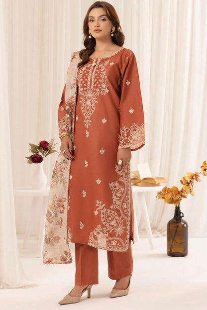 Mohagni Dhanak Embroidered 3 Piece | MG101  | Trendy Outfits - Anu Jee.